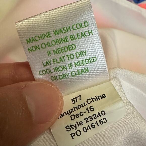 LILLY PULITZER Kassia Mini Dress Playa Hermosa Floral Fit & Flare - Picture 14 of 16